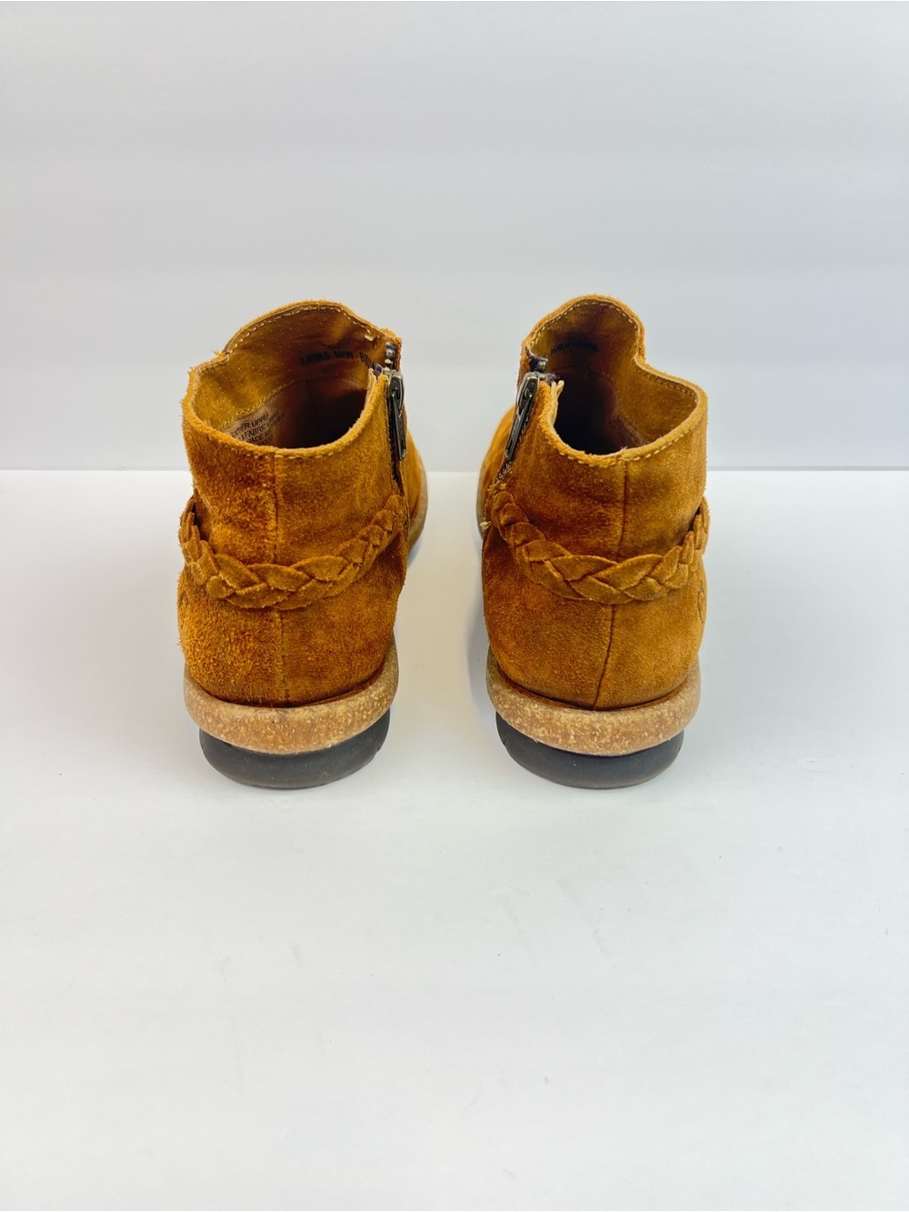 Born Women's Toya Distressed Suede Ankle Boot Brown Size US 7.5 Euro 38.5 - Picture 7 of 9